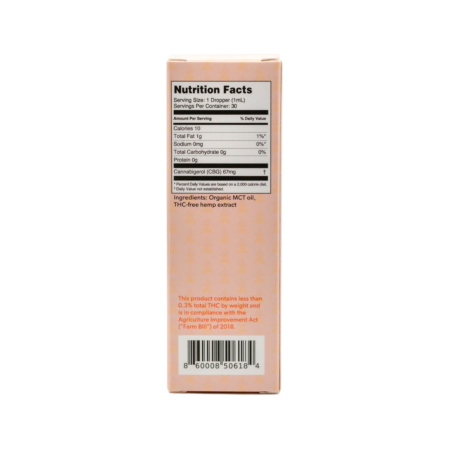 East Fork CBG 2000mg Tincture Oil