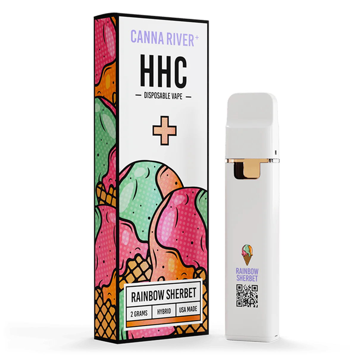 Disposable Vape - Rainbow Sherbert (Hybrid)