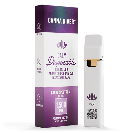 CBD/CBG/CBN Calm Disposable Vape 1500mg