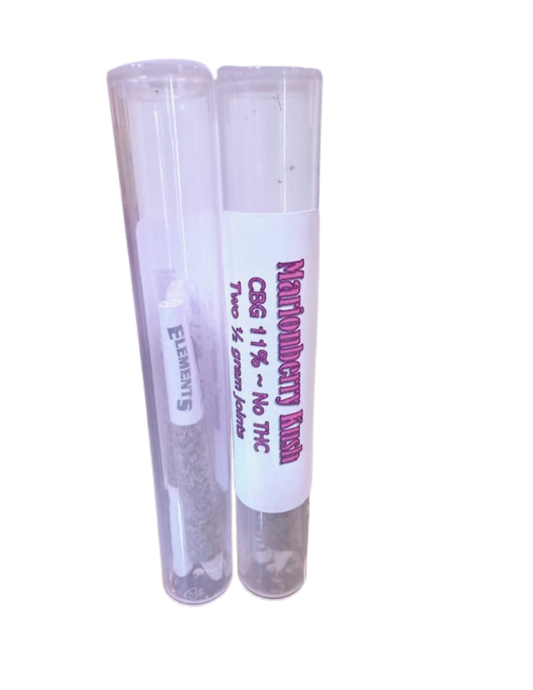 Marionberry Kush CBG 1/2 Gram Pre Rolls (Hybrid)