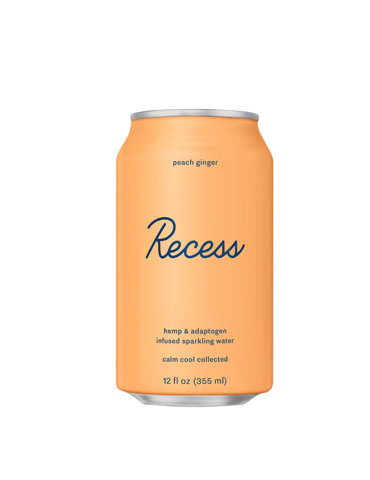 Peach Ginger CBD Adaptogen Sparkling Water